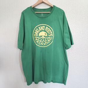 Oakland Green Roots T-Shirt Size 3XL